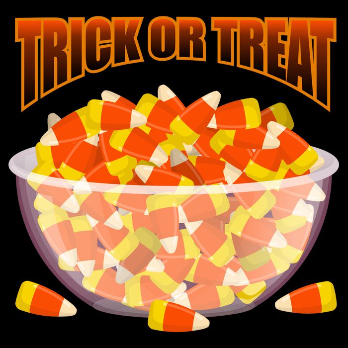 Candy Corn Trick or Treat Halloween Toddler T-Shirt