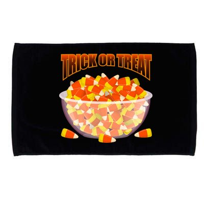 Candy Corn Trick or Treat Halloween Microfiber Hand Towel