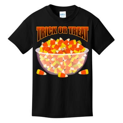 Candy Corn Trick or Treat Halloween Kids T-Shirt