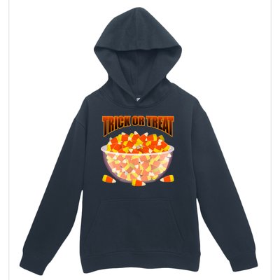 Candy Corn Trick or Treat Halloween Urban Pullover Hoodie