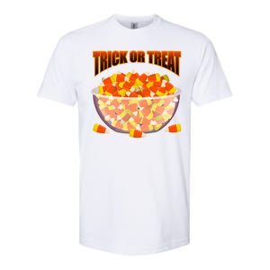 Candy Corn Trick or Treat Halloween Softstyle® CVC T-Shirt