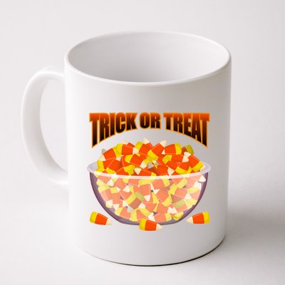 Candy Corn Trick or Treat Halloween Coffee Mug