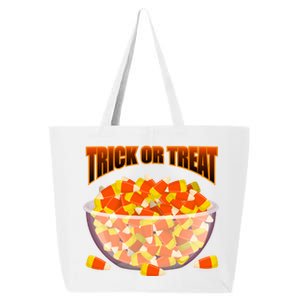 Candy Corn Trick or Treat Halloween 25L Jumbo Tote