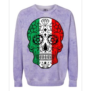 Candy Diamond Skull of Italy Colorblast Crewneck Sweatshirt