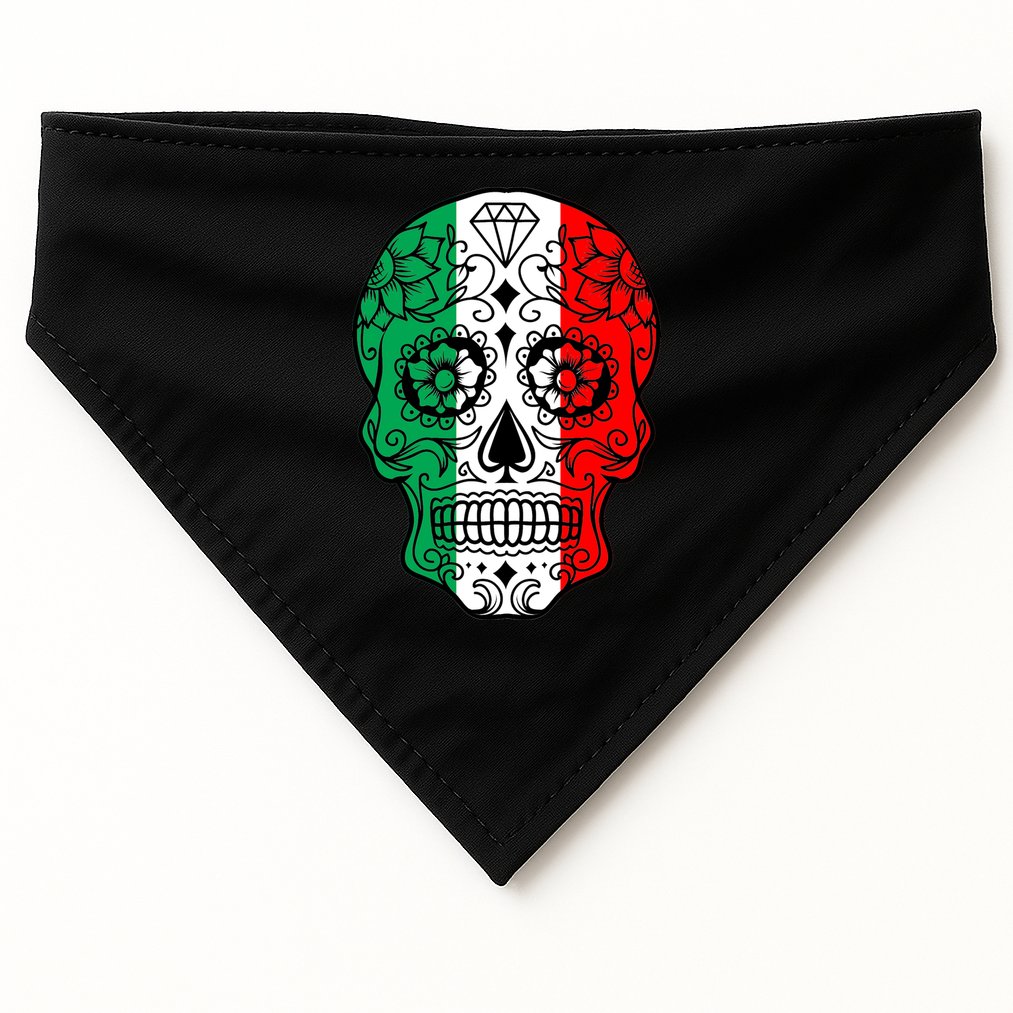 Candy Diamond Skull of Italy USA-Made Doggie Bandana