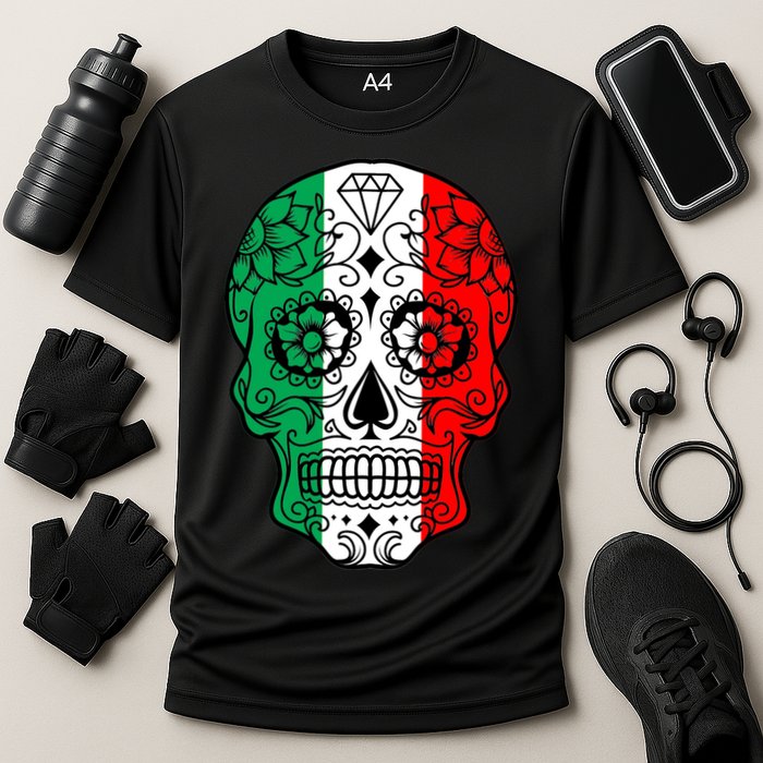 Candy Diamond Skull of Italy Cooling Performance Crew T-Shirt