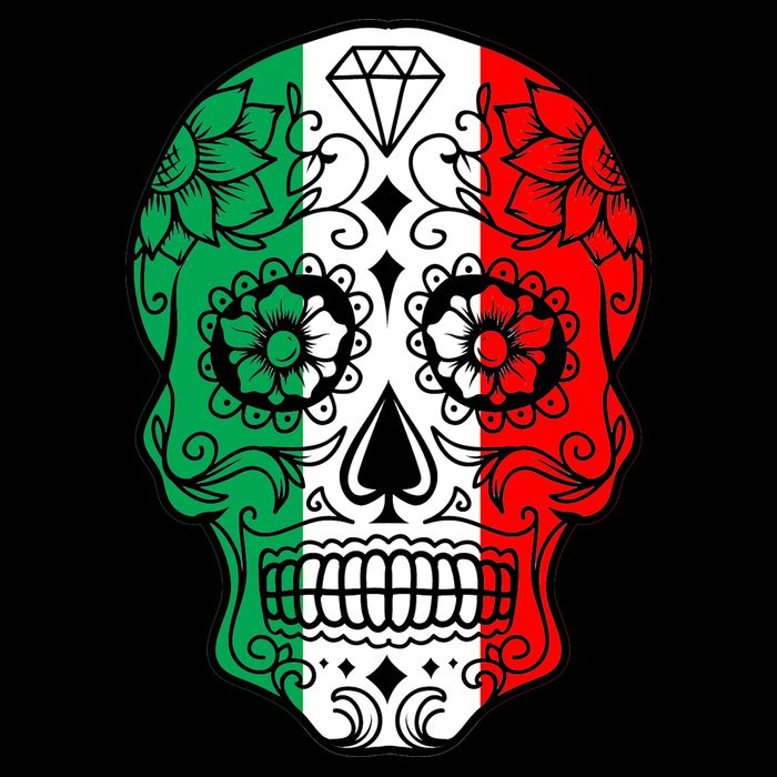 Candy Diamond Skull of Italy Cooling Performance Crew T-Shirt