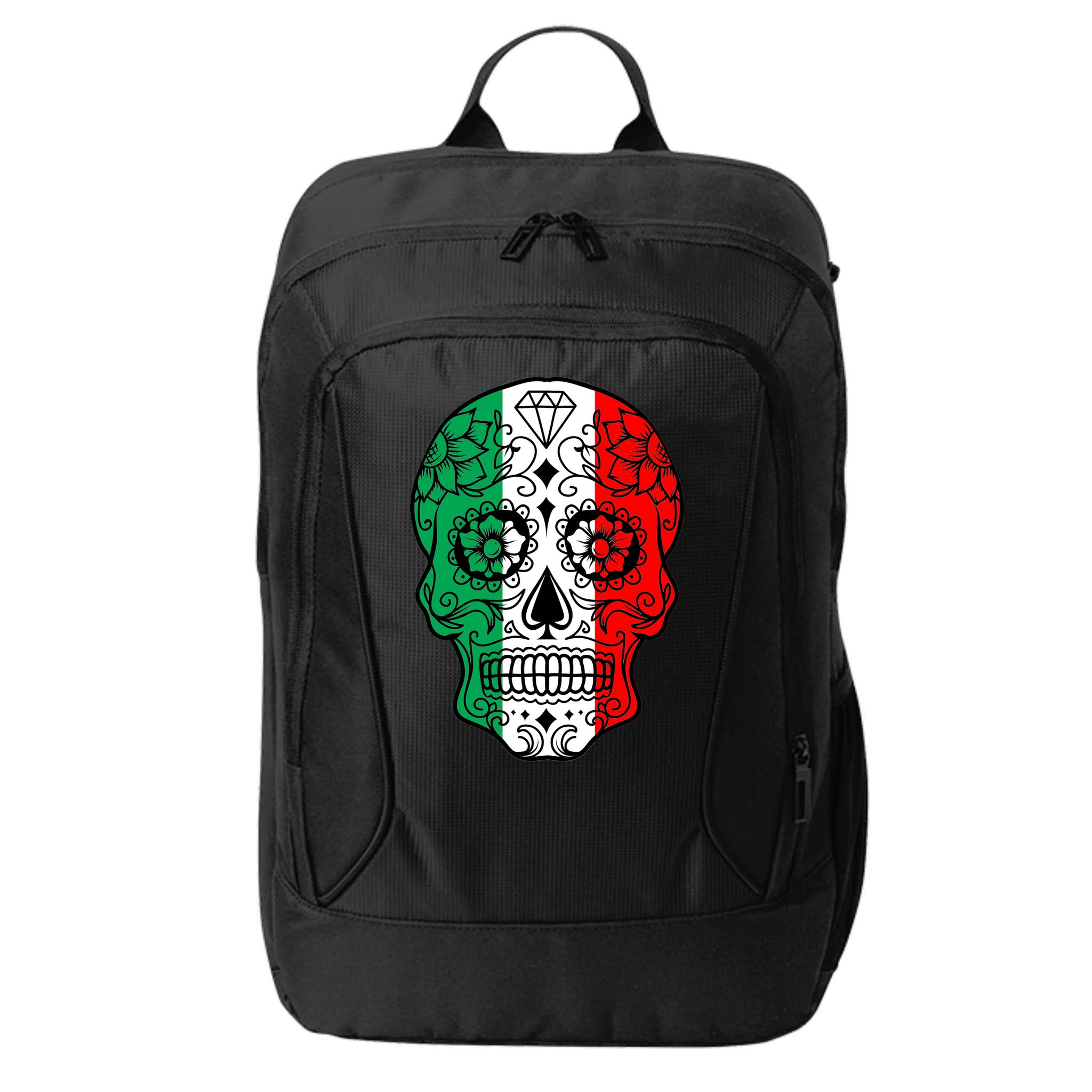 Candy Diamond Skull of Italy City Backpack