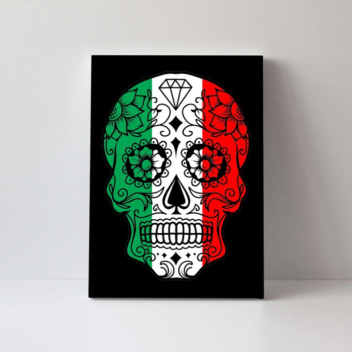 Candy Diamond Skull of Italy Canvas