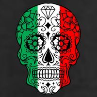 Candy Diamond Skull of Italy Adult Drive Performance Visor