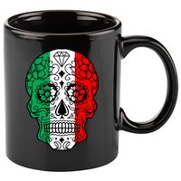 Candy Diamond Skull of Italy 11oz C Handle Ceramic Mug