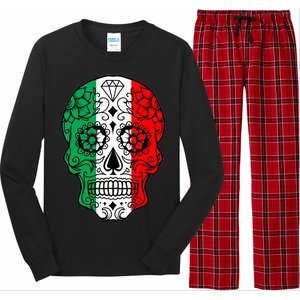 Candy Diamond Skull of Italy Long Sleeve Pajama Set