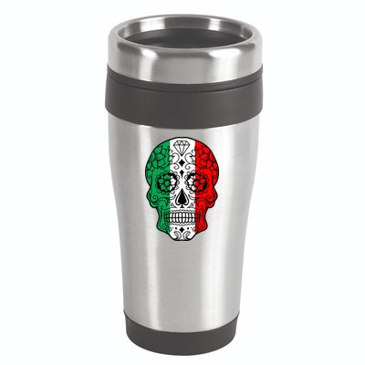 Candy Diamond Skull of Italy 16oz Travel Tumbler