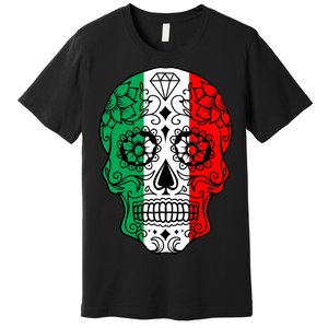 Candy Diamond Skull of Italy Premium T-Shirt