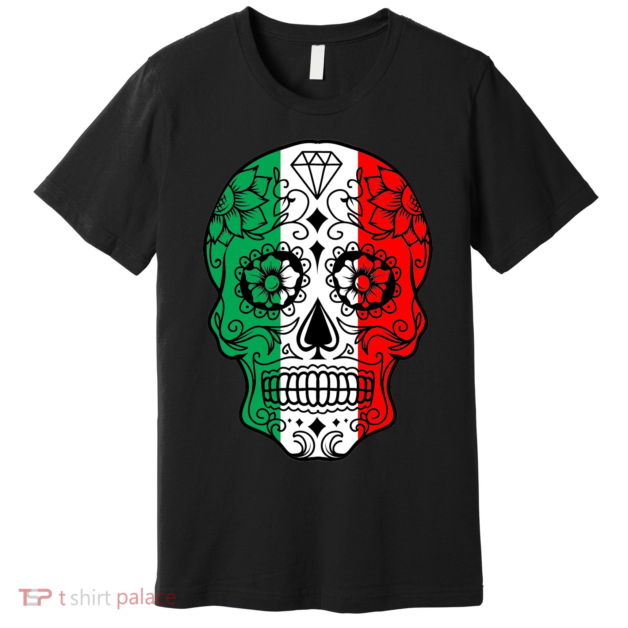 Candy Diamond Skull of Italy Premium T-Shirt
