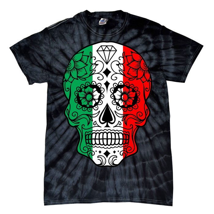 Candy Diamond Skull of Italy Tie-Dye T-Shirt