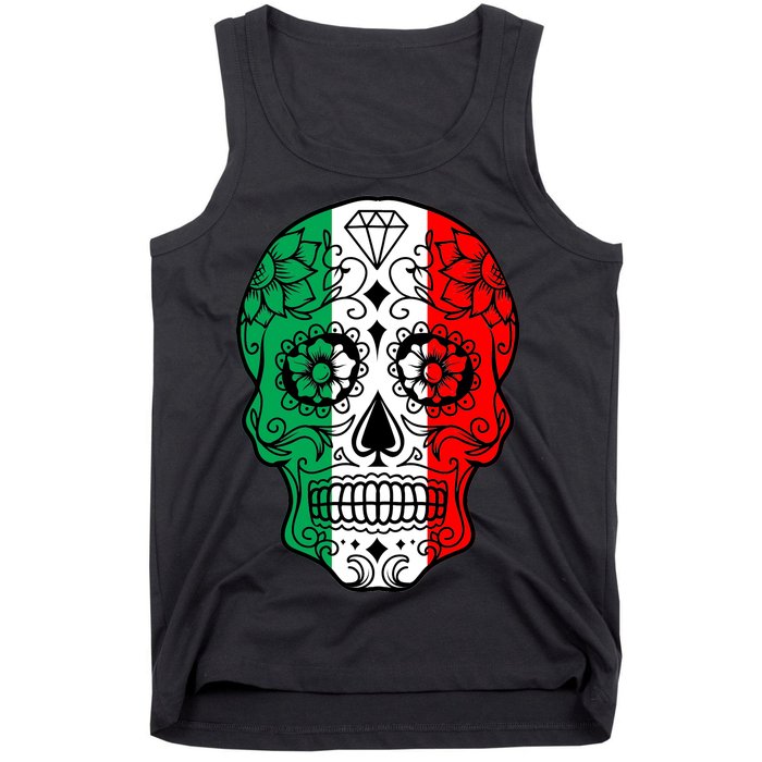 Candy Diamond Skull of Italy Tank Top