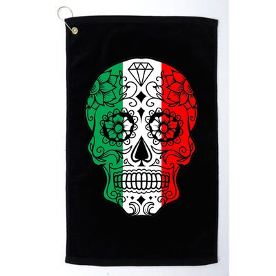Candy Diamond Skull of Italy Golf Towel