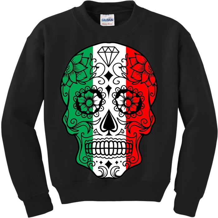 Candy Diamond Skull of Italy Kids Sweatshirt