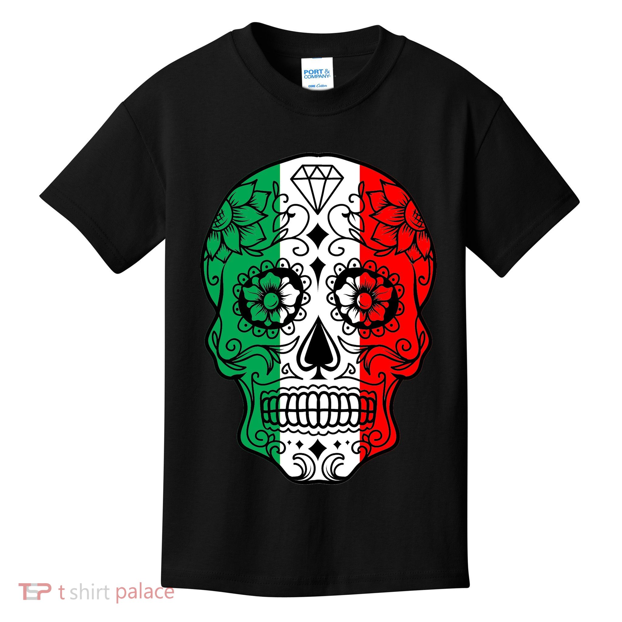 Candy Diamond Skull of Italy Kids T-Shirt