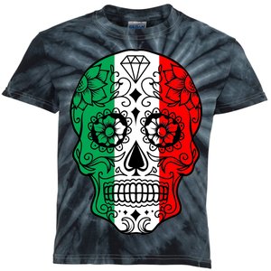 Candy Diamond Skull of Italy Kids Tie-Dye T-Shirt