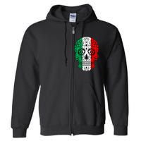 Candy Diamond Skull of Italy Full Zip Hoodie