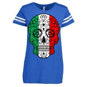 Candy Diamond Skull of Italy Enza Ladies Jersey Football T-Shirt