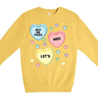 Candy Of Hearts Premium Crewneck Sweatshirt