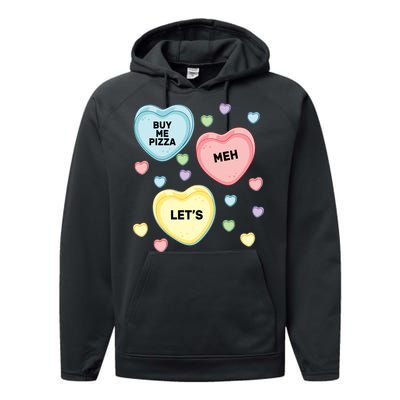 Candy Of Hearts Performance Fleece Hoodie