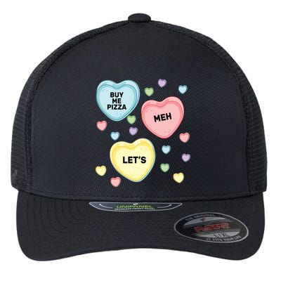 Candy Of Hearts Flexfit Unipanel Trucker Cap