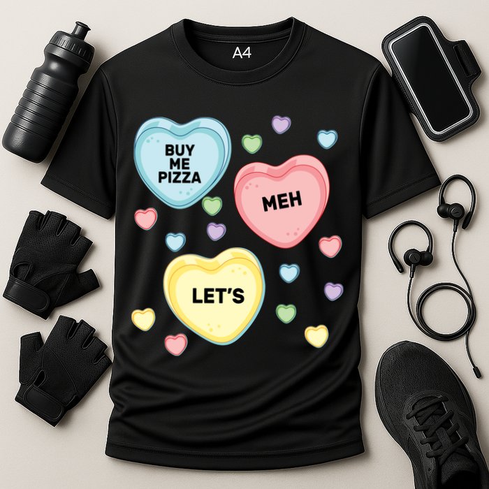 Candy Of Hearts Cooling Performance Crew T-Shirt