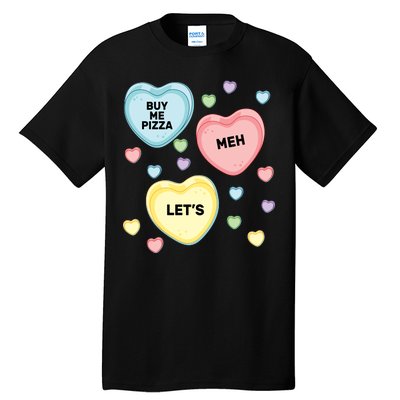 Candy Of Hearts Tall T-Shirt