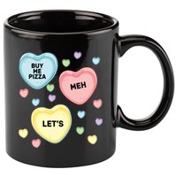 Candy Of Hearts 11oz C Handle Ceramic Mug
