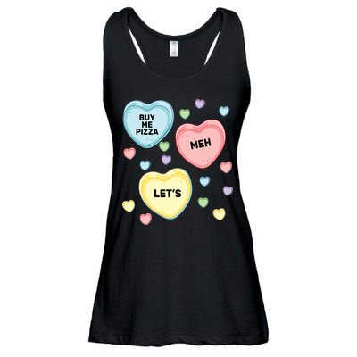 Candy Of Hearts Ladies Essential Flowy Tank