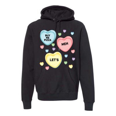 Candy Of Hearts Premium Hoodie