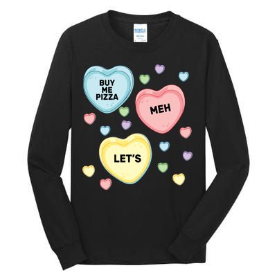 Candy Of Hearts Tall Long Sleeve T-Shirt