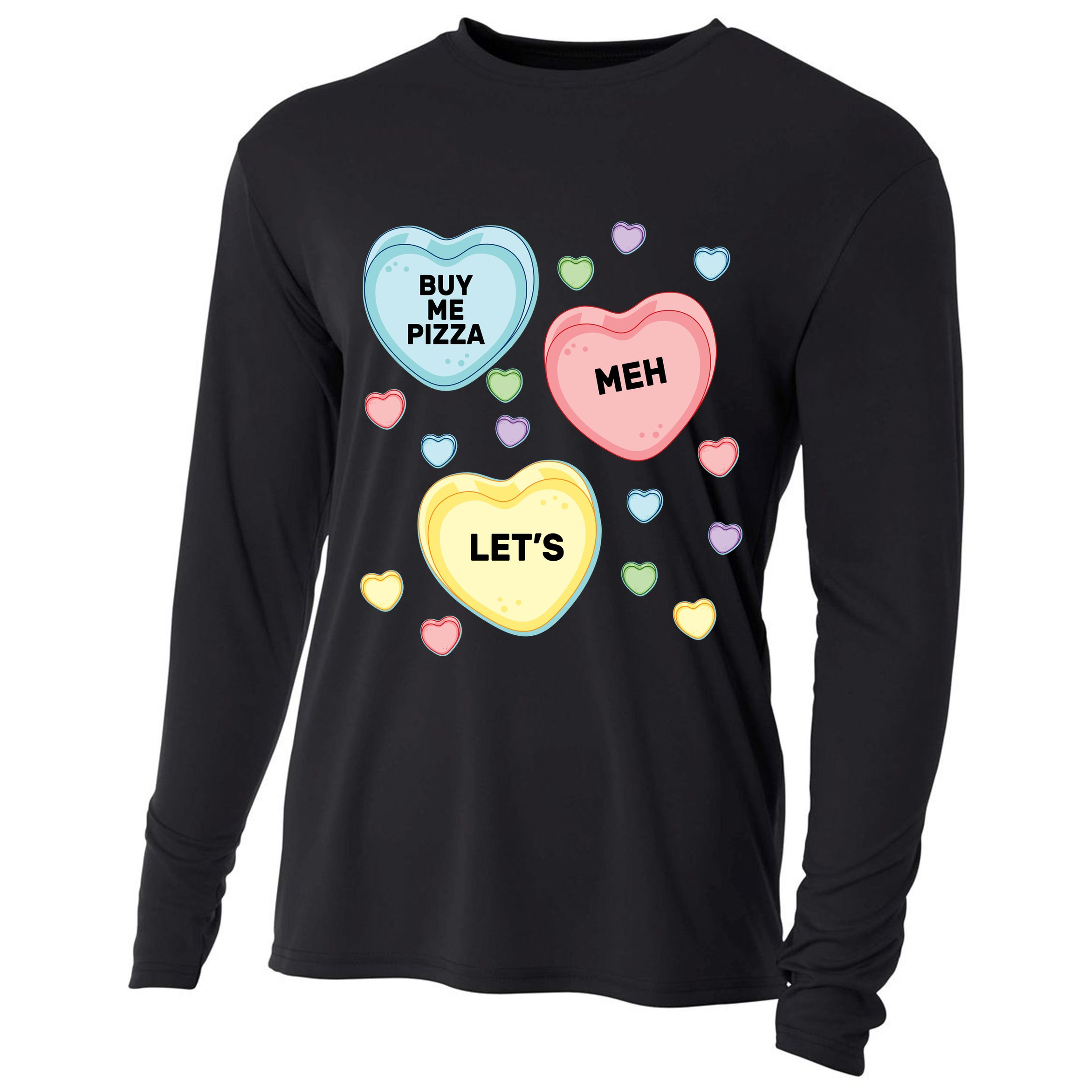 Candy Of Hearts Cooling Performance Long Sleeve Crew