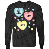 Candy Of Hearts Tie-Dye Long Sleeve Shirt