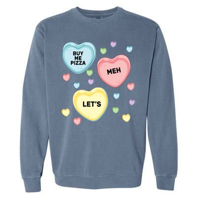 Candy Of Hearts Garment-Dyed Sweatshirt