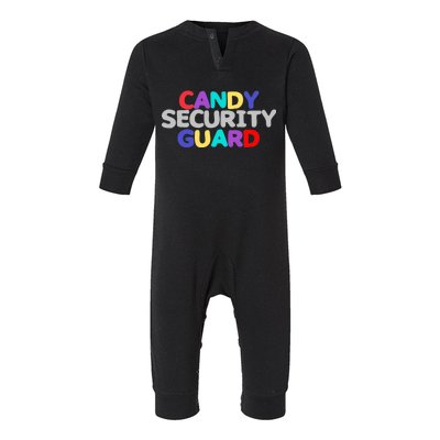 Candy Security Guard Infant Fleece One Piece