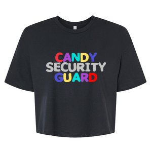 Candy Security Guard Bella+Canvas Jersey Crop Tee