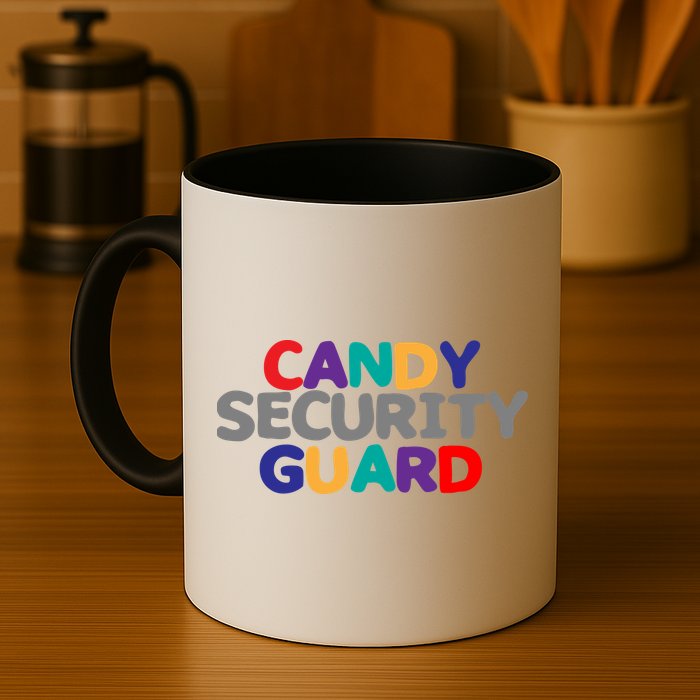 Candy Security Guard Coffee Mug