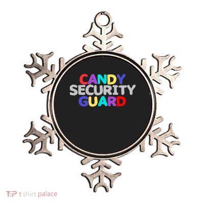 Candy Security Guard Metallic Star Ornament