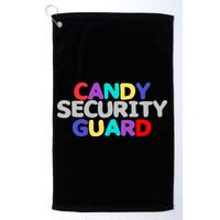Candy Security Guard Golf Towel