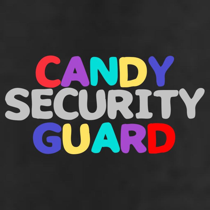 Candy Security Guard Golf Towel