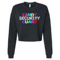 Candy Security Guard Cropped Pullover Crew