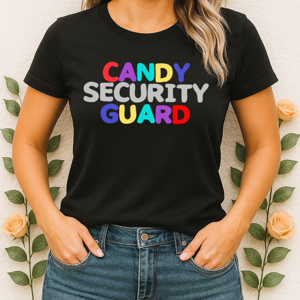 Candy Security Guard Womens T-Shirt
