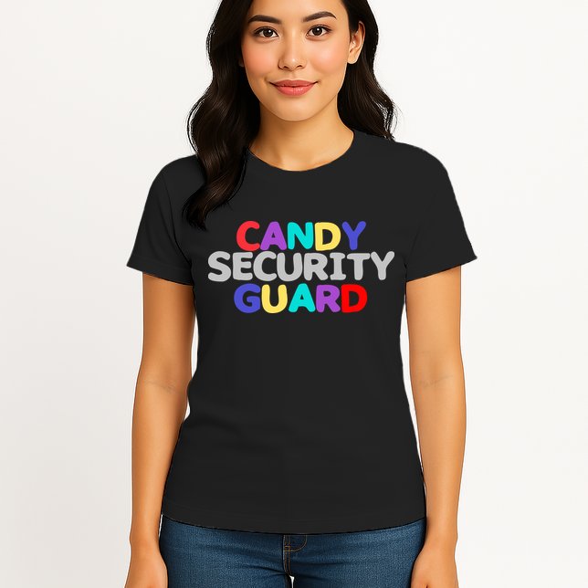 Candy Security Guard Womens T-Shirt