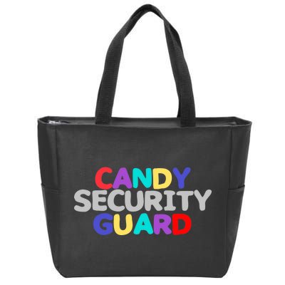 Candy Security Guard Zip Tote Bag