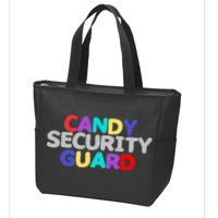 Candy Security Guard Zip Tote Bag